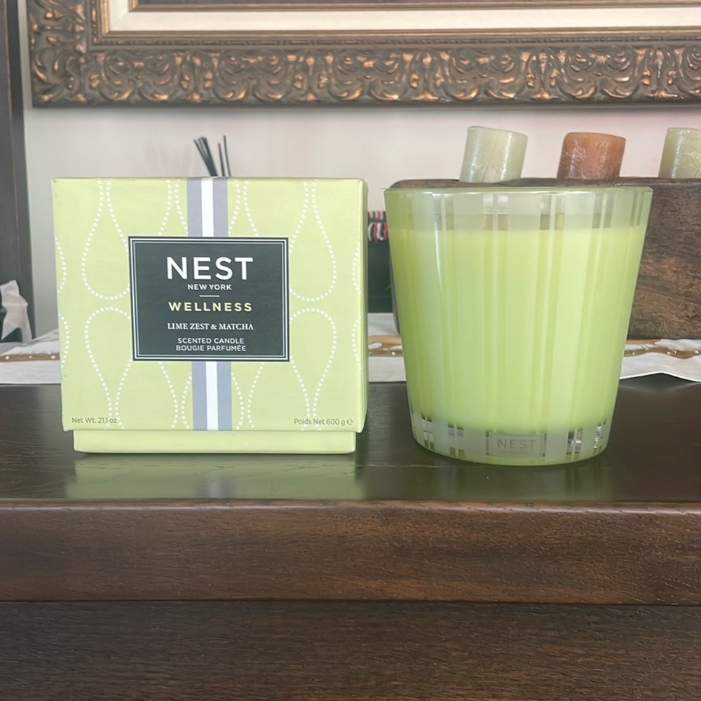 🛍️🛍️HOST PICK🛍️🛍️Lime Zest & Matcha Scented Candle